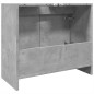 vidaXL Waschbeckenunterschrank Betongrau 63x29x55 cm Holzwerkstoff vidaXL Waschbeckenunterschrank Betongrau 63x29x55 cm Holzwerkstoff