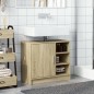 vidaXL Waschbeckenunterschrank Sonoma-Eiche 63x29x55 cm Holzwerkstoff vidaXL Waschbeckenunterschrank Sonoma-Eiche 63x29x55 cm Holzwerkstoff