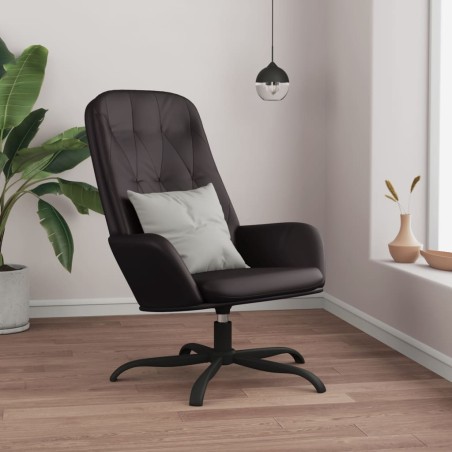 Relaxsessel Schwarz Glänzend Kunstleder