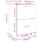 vidaXL Waschbeckenunterschrank Betongrau 40x37x59 cm Holzwerkstoff vidaXL Waschbeckenunterschrank Betongrau 40x37x59 cm Holzwerkstoff