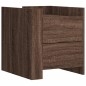 vidaXL Nachttisch Braun Eichen-Optik 45x50x50 cm Holzwerkstoff vidaXL Nachttisch Braun Eichen-Optik 45x50x50 cm Holzwerkstoff