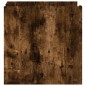 vidaXL Nachttisch Räuchereiche 45x50x50 cm Holzwerkstoff vidaXL Nachttisch Räuchereiche 45x50x50 cm Holzwerkstoff