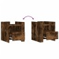 vidaXL Nachttisch Räuchereiche 45x50x50 cm Holzwerkstoff vidaXL Nachttisch Räuchereiche 45x50x50 cm Holzwerkstoff