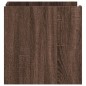 vidaXL Nachttisch Braun Eichen-Optik 45x50x50 cm Holzwerkstoff vidaXL Nachttisch Braun Eichen-Optik 45x50x50 cm Holzwerkstoff