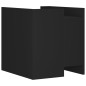 vidaXL Nachttisch Schwarz 45x50x50 cm Holzwerkstoff vidaXL Nachttisch Schwarz 45x50x50 cm Holzwerkstoff