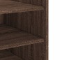 vidaXL Nachttisch Braun Eichen-Optik 45x50x50 cm Holzwerkstoff