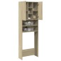 vidaXL Waschmaschinenschrank Sonoma-Eiche 64x25,5x190 cm vidaXL Waschmaschinenschrank Sonoma-Eiche 64x25,5x190 cm