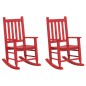 vidaXL Schaukelstuhl für Kinder 2 Stk. Rot Massivholz Pappel vidaXL Schaukelstuhl für Kinder 2 Stk. Rot Massivholz Pappel