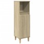 vidaXL Badschrank Sonoma-Eiche 30x30x100 cm Holzwerkstoff vidaXL Badschrank Sonoma-Eiche 30x30x100 cm Holzwerkstoff