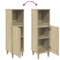 vidaXL Badschrank Sonoma-Eiche 30x30x100 cm Holzwerkstoff vidaXL Badschrank Sonoma-Eiche 30x30x100 cm Holzwerkstoff