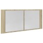 vidaXL LED-Spiegelschrank Sonoma-Eiche 100x12x45 cm Holzwerkstoff vidaXL LED-Spiegelschrank Sonoma-Eiche 100x12x45 cm Holzwerkstoff