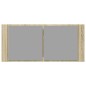 vidaXL LED-Spiegelschrank Sonoma-Eiche 100x12x45 cm Holzwerkstoff vidaXL LED-Spiegelschrank Sonoma-Eiche 100x12x45 cm Holzwerkstoff