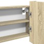 vidaXL LED-Spiegelschrank Sonoma-Eiche 100x12x45 cm Holzwerkstoff vidaXL LED-Spiegelschrank Sonoma-Eiche 100x12x45 cm Holzwerkstoff