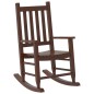 vidaXL Schaukelstuhl für Kinder 2 Stk. Braun Massivholz Pappel vidaXL Schaukelstuhl für Kinder 2 Stk. Braun Massivholz Pappel