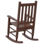 vidaXL Schaukelstuhl für Kinder 2 Stk. Braun Massivholz Pappel vidaXL Schaukelstuhl für Kinder 2 Stk. Braun Massivholz Pappel