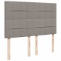 vidaXL Boxspringbett mit Matratze Taupe 160x200 cm Stoff vidaXL Boxspringbett mit Matratze Taupe 160x200 cm Stoff