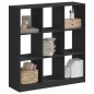 vidaXL Bücherregal Schwarz 102x32x108 cm Holzwerkstoff vidaXL Bücherregal Schwarz 102x32x108 cm Holzwerkstoff