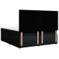 vidaXL Boxspringbett mit Matratze Schwarz 180x200 cm Stoff vidaXL Boxspringbett mit Matratze Schwarz 180x200 cm Stoff
