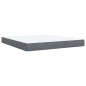 vidaXL Boxspringbett mit Matratze Dunkelgrau 180x200 cm Samt vidaXL Boxspringbett mit Matratze Dunkelgrau 180x200 cm Samt