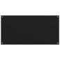 vidaXL Küchenrückwände 2 Stk. Schwarz 80x40 cm Hartglas vidaXL Küchenrückwände 2 Stk. Schwarz 80x40 cm Hartglas