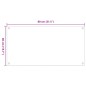 vidaXL Küchenrückwände 2 Stk. Schwarz 80x40 cm Hartglas vidaXL Küchenrückwände 2 Stk. Schwarz 80x40 cm Hartglas