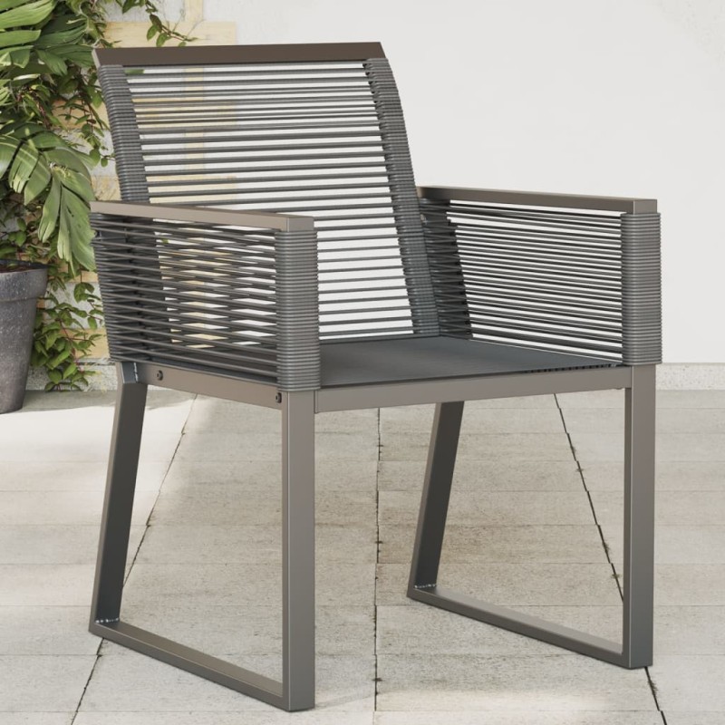 vidaXL Gartenstühle 4 Stk. Schwarz Poly Rattan vidaXL Gartenstühle 4 Stk. Schwarz Poly Rattan