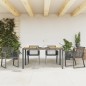 vidaXL Gartenstühle 4 Stk. Schwarz Poly Rattan vidaXL Gartenstühle 4 Stk. Schwarz Poly Rattan