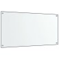 vidaXL Küchenrückwände 2 Stk. Transparent 80x50 cm Hartglas vidaXL Küchenrückwände 2 Stk. Transparent 80x50 cm Hartglas