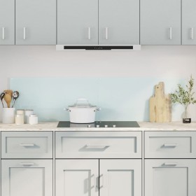 vidaXL Küchenrückwände 2 Stk. Weiß 80x50 cm Hartglas