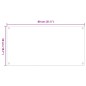 vidaXL Küchenrückwände 2 Stk. Weiß 80x50 cm Hartglas vidaXL Küchenrückwände 2 Stk. Weiß 80x50 cm Hartglas