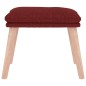 Fußhocker Weinrot 45x29,5x35 cm Stoff Fußhocker Weinrot 45x29,5x35 cm Stoff