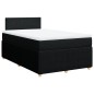 vidaXL Boxspringbett mit Matratze Schwarz 120x200 cm Stoff vidaXL Boxspringbett mit Matratze Schwarz 120x200 cm Stoff