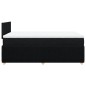 vidaXL Boxspringbett mit Matratze Schwarz 120x200 cm Stoff vidaXL Boxspringbett mit Matratze Schwarz 120x200 cm Stoff