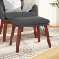 Fußhocker Dunkelgrau 45x29,5x35 cm Stoff Fußhocker Dunkelgrau 45x29,5x35 cm Stoff