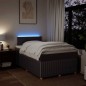 vidaXL Boxspringbett mit Matratze Dunkelbraun 120x200 cm Stoff vidaXL Boxspringbett mit Matratze Dunkelbraun 120x200 cm Stoff