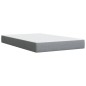 vidaXL Boxspringbett mit Matratze Hellgrau 120x200 cm Stoff vidaXL Boxspringbett mit Matratze Hellgrau 120x200 cm Stoff