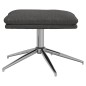 Fußhocker Dunkelgrau 60x60x35 cm Stoff Fußhocker Dunkelgrau 60x60x35 cm Stoff
