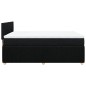 vidaXL Boxspringbett mit Matratze Schwarz 140x190 cm Stoff vidaXL Boxspringbett mit Matratze Schwarz 140x190 cm Stoff