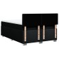 vidaXL Boxspringbett mit Matratze Schwarz 140x200 cm Stoff vidaXL Boxspringbett mit Matratze Schwarz 140x200 cm Stoff