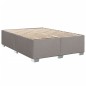 vidaXL Boxspringbett mit Matratze Taupe 160x200 cm Stoff vidaXL Boxspringbett mit Matratze Taupe 160x200 cm Stoff