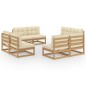 vidaXL 8-tlg. Garten-Lounge-Set mit Kissen Kiefer Massivholz vidaXL 8-tlg. Garten-Lounge-Set mit Kissen Kiefer Massivholz