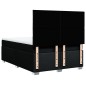 vidaXL Boxspringbett mit Matratze Schwarz 140x200 cm Stoff vidaXL Boxspringbett mit Matratze Schwarz 140x200 cm Stoff