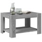 vidaXL LED-Couchtisch Grau Sonoma 73x53x45 cm Holzwerkstoff vidaXL LED-Couchtisch Grau Sonoma 73x53x45 cm Holzwerkstoff