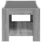 vidaXL LED-Couchtisch Grau Sonoma 73x53x45 cm Holzwerkstoff vidaXL LED-Couchtisch Grau Sonoma 73x53x45 cm Holzwerkstoff
