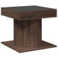 vidaXL LED-Couchtisch Braun Eichen-Optik 50x50x45 cm Holzwerkstoff vidaXL LED-Couchtisch Braun Eichen-Optik 50x50x45 cm Holzwerkstoff