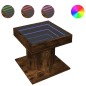 vidaXL LED-Couchtisch Räuchereiche 50x50x45 cm Holzwerkstoff vidaXL LED-Couchtisch Räuchereiche 50x50x45 cm Holzwerkstoff
