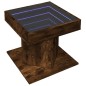 vidaXL LED-Couchtisch Räuchereiche 50x50x45 cm Holzwerkstoff vidaXL LED-Couchtisch Räuchereiche 50x50x45 cm Holzwerkstoff