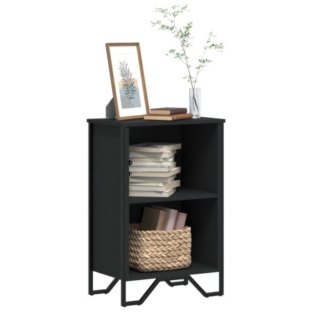 vidaXL Bücherregal Schwarz 50x31x74,5 cm Holzwerkstoff