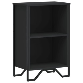 vidaXL Bücherregal Schwarz 50x31x74,5 cm Holzwerkstoff