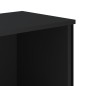 vidaXL Bücherregal Schwarz 50x31x74,5 cm Holzwerkstoff